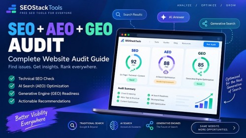 Complete SEO, AEO & GEO Audit: How Our Free Scanner Works
